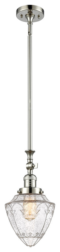Innovations 206-PN-G664-7-LED 1 Light Mini Pendant, Polished Nickel