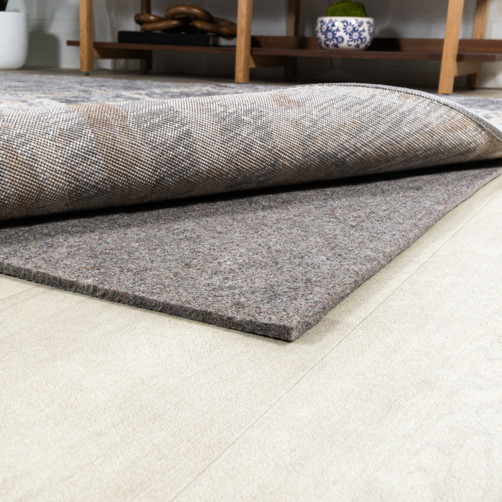Duo-Lock Rug Pad Gray/Brown, Area Rug Pad, 2 X 8