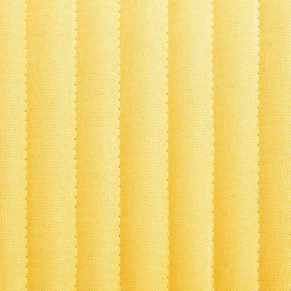 vidaXL Dining Chairs 6 pcs Yellow Fabric