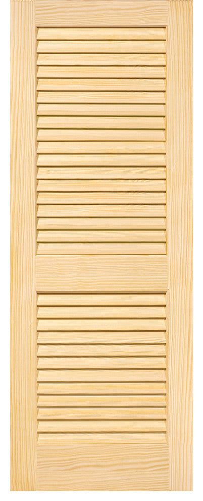 Louver-Louver Plantation Interior Door Slab Kimberly Bay Unfinished, 80"x32"