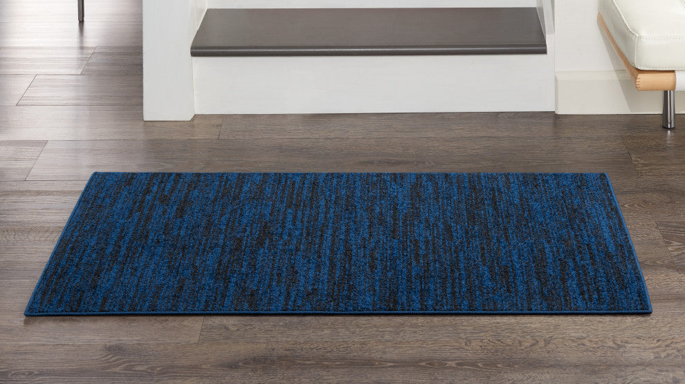 Nourison Essentials 2' x 4' Midnight Blue Outdoor Area Rug