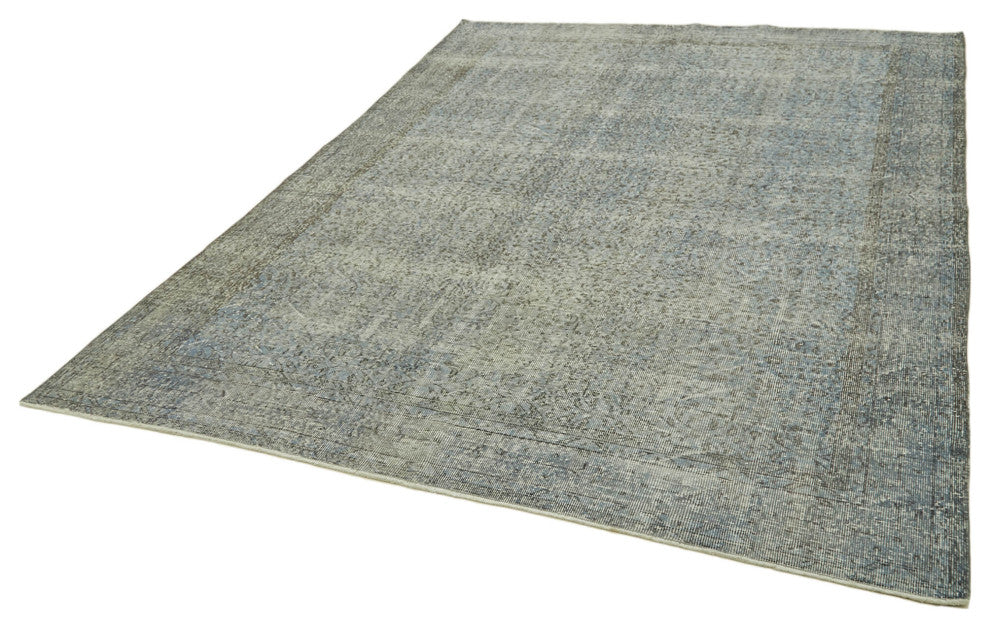 Rug N Carpet - Handmade Oriental 7' 1'' x 10' 4'' One-of-a-Kind Over-dyed Rug