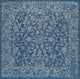 Tela Bohemian Textured Weave Floral Indoor/Outdoor Area Rug
