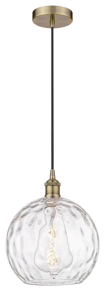 Innovations 616-1P-AB-G1215-10-LED 1-Light Mini Pendant, Antique Brass