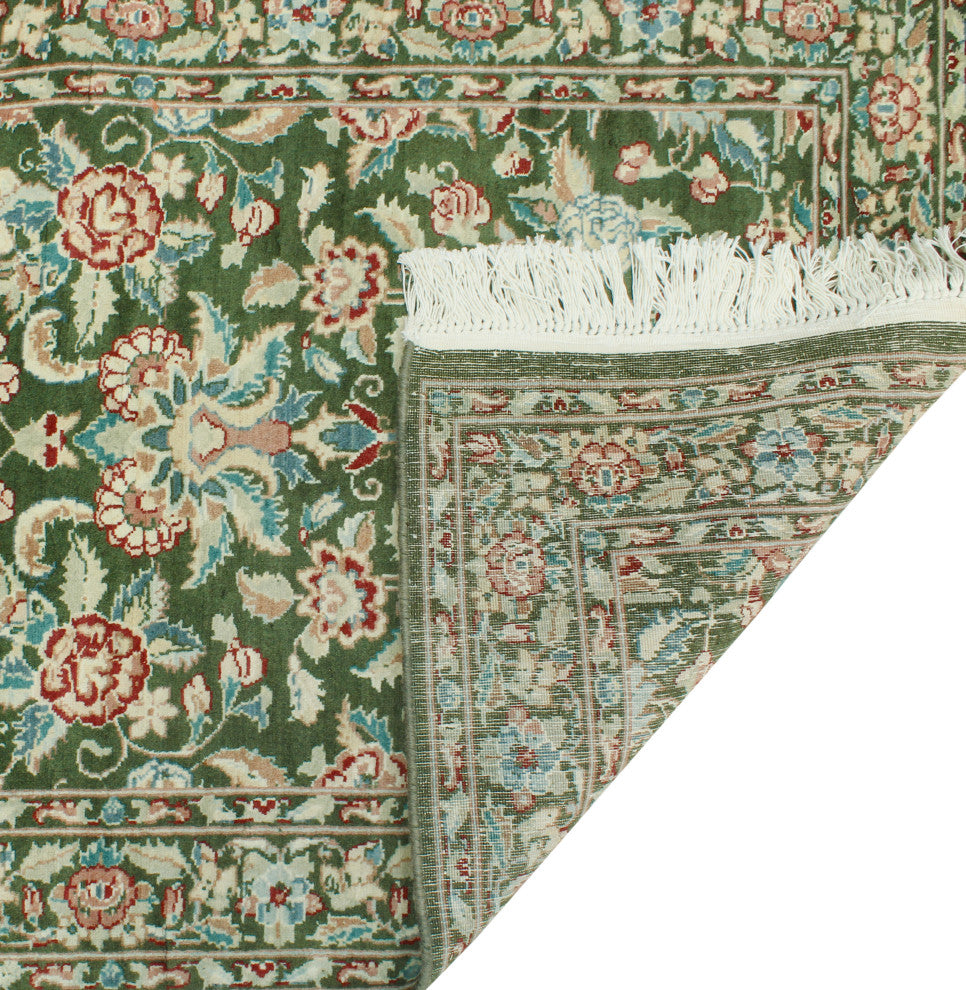 Pak-Persian Hrychlea Green/Beige Runner, 2'5x9'9