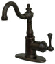 Kingston Brass Bar Faucet With Cover Plate, Oil Rubbed Bronze