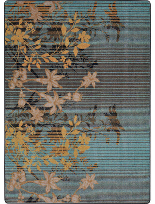 Peaceful Garden Lagoon Rug, 7'8" X 10'9"