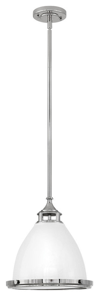Hinkley Amelia Medium Pendant, Polished White