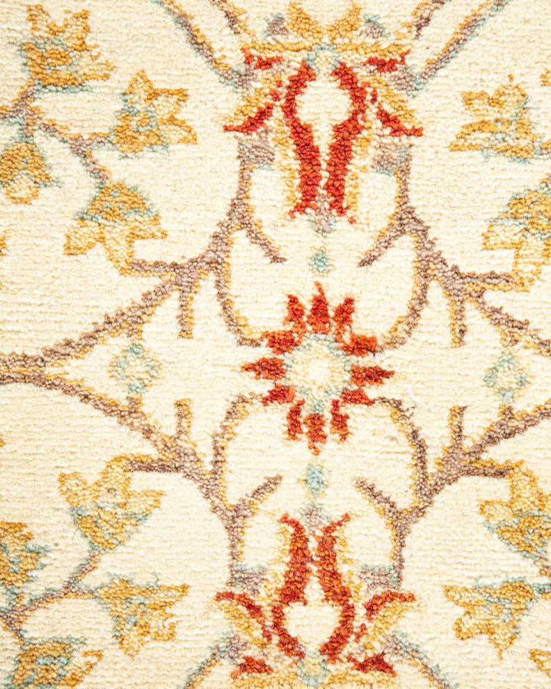Lilliana, One-of-a-Kind Hand-Knotted Area Rug Ivory, 8'1"x10'0"