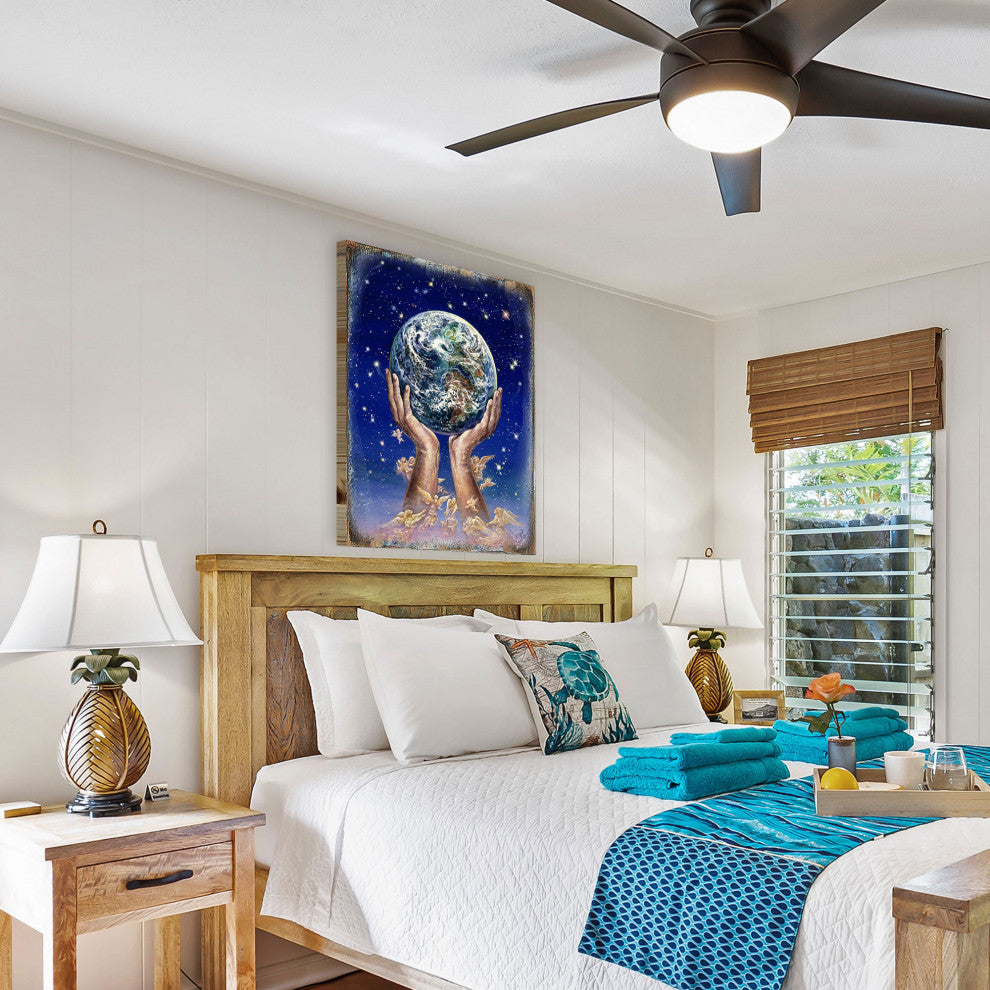 Weep of the World Wall and Table Top Wooden Decor, 24x18