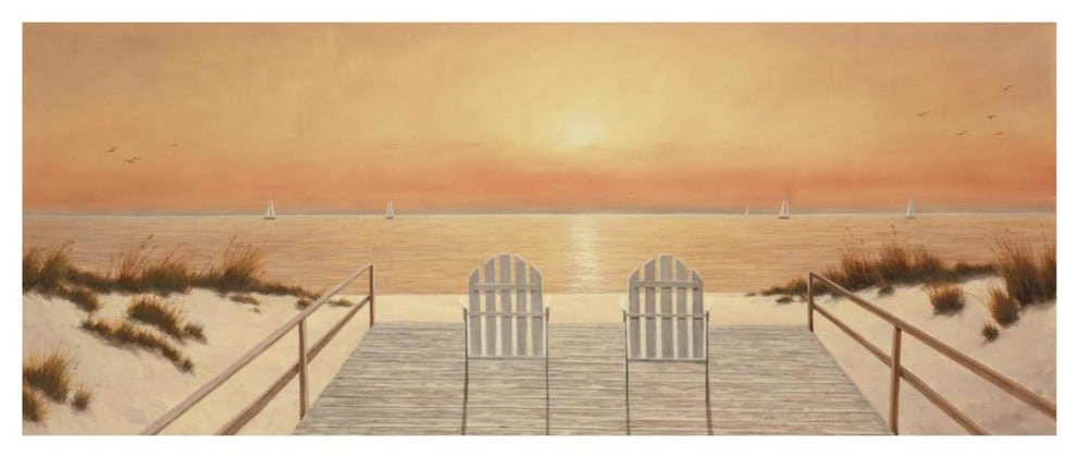 "Take Two" Digital Paper Print by Diane Romanello, 42"x18"