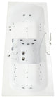 Ella Big4Two 36"x80" Hydro+Air Massage+Foot Massage Acrylic Two Seat Walk-In Tub