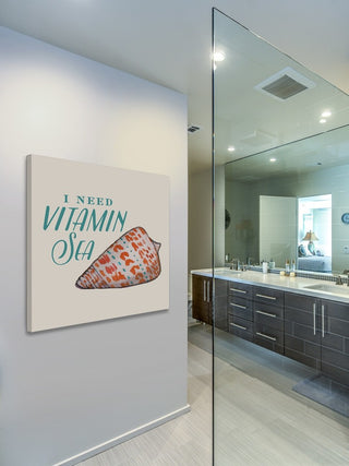 "Vitamin Sea" Painting Print on Wrapped Canvas