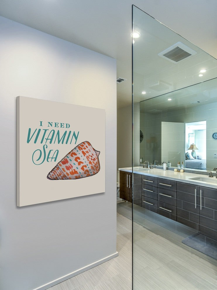 "Vitamin Sea" Painting Print on Wrapped Canvas