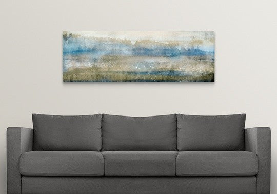 "Gold Field" Wrapped Canvas Art Print, 60"x20"x1.5"