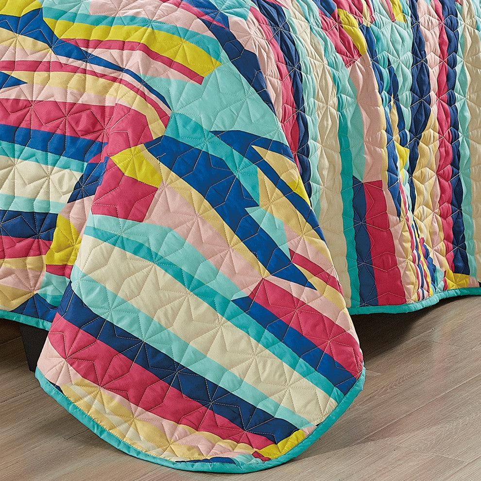 Kuniko 3 Piece Bedspread Set, Queen