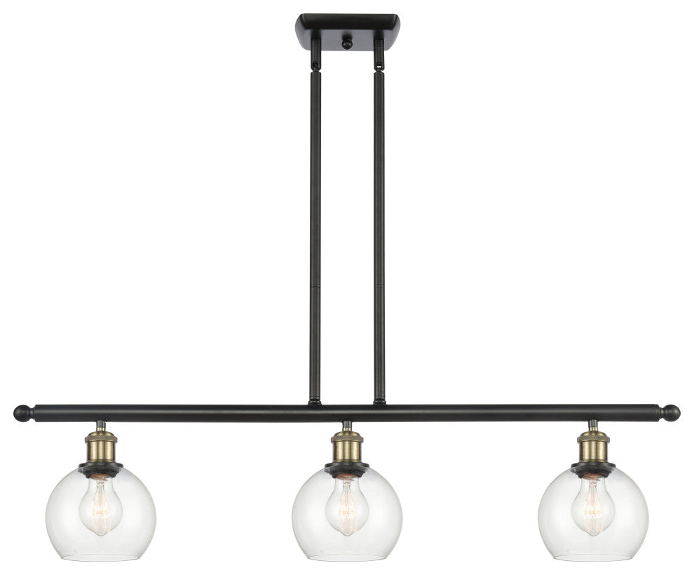 Innovations 516-3I-BAB-G122-6-LED 3 Light Island Light, Black Antique Brass
