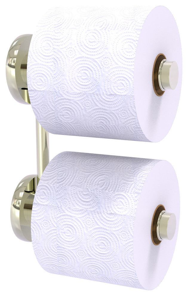 Prestige Skyline 2 Roll Reserve Roll Toilet Paper Holder, Polished Nickel