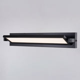 Fremont 27" LED Black Bathroom Vanity Wall Light With Rotating Light
