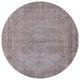 Ahgly Company Indoor Round Mid-Century Modern Area Rugs, 5' Round