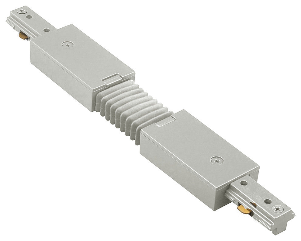 WAC Lighting L Track Flexible Track Connector in Brushed Nickel