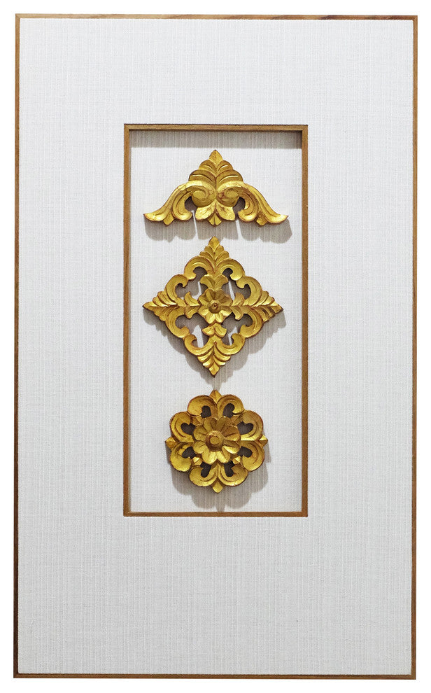 Framed Scroll Wall Decor, 15.5"x25.5"
