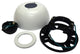 Sloped Ceiling Kit, 1" Matte White, Wet Rated