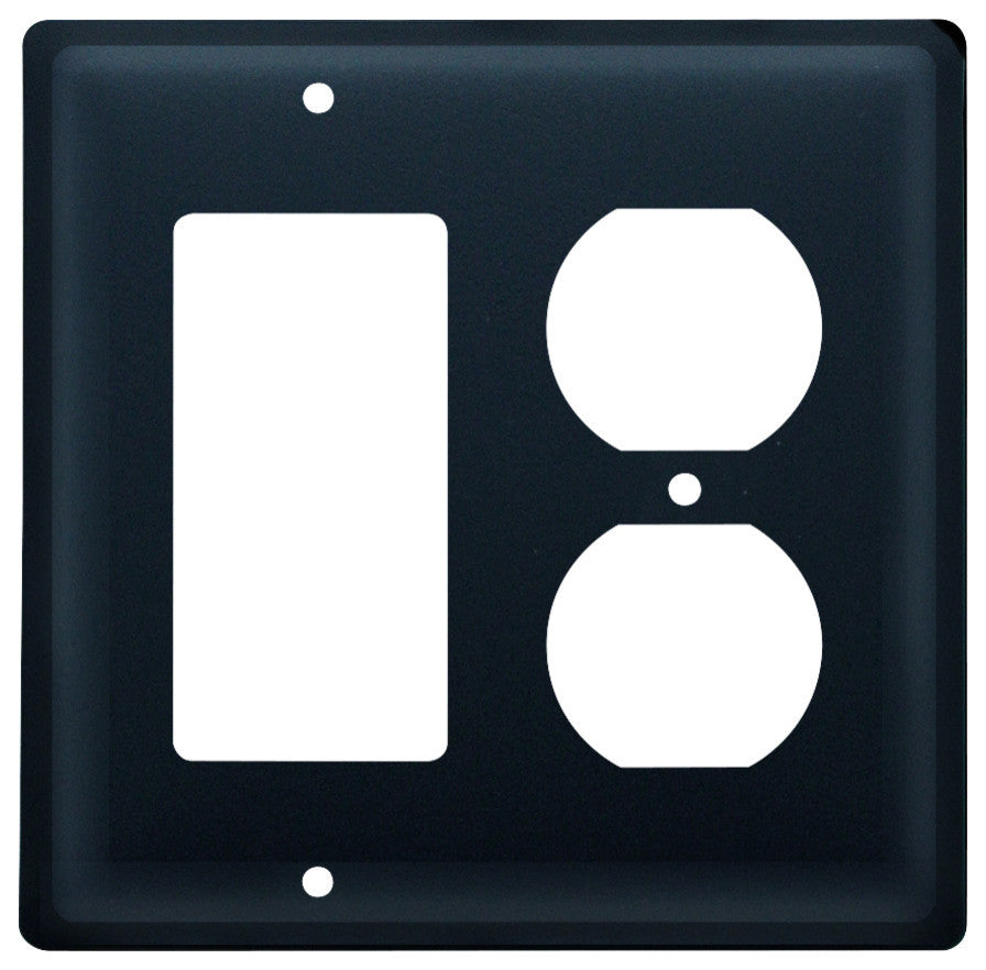 Single GFI and Outlet Cover, Plain
