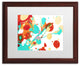'Paint Party 3' Matted Framed Art, Wood Frame, White Matte, 20x16