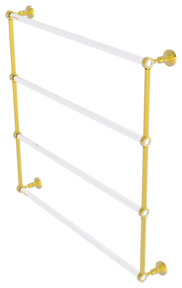 Pacific Grove 4 Tier 36" Ladder Towel Bar, Polished Brass