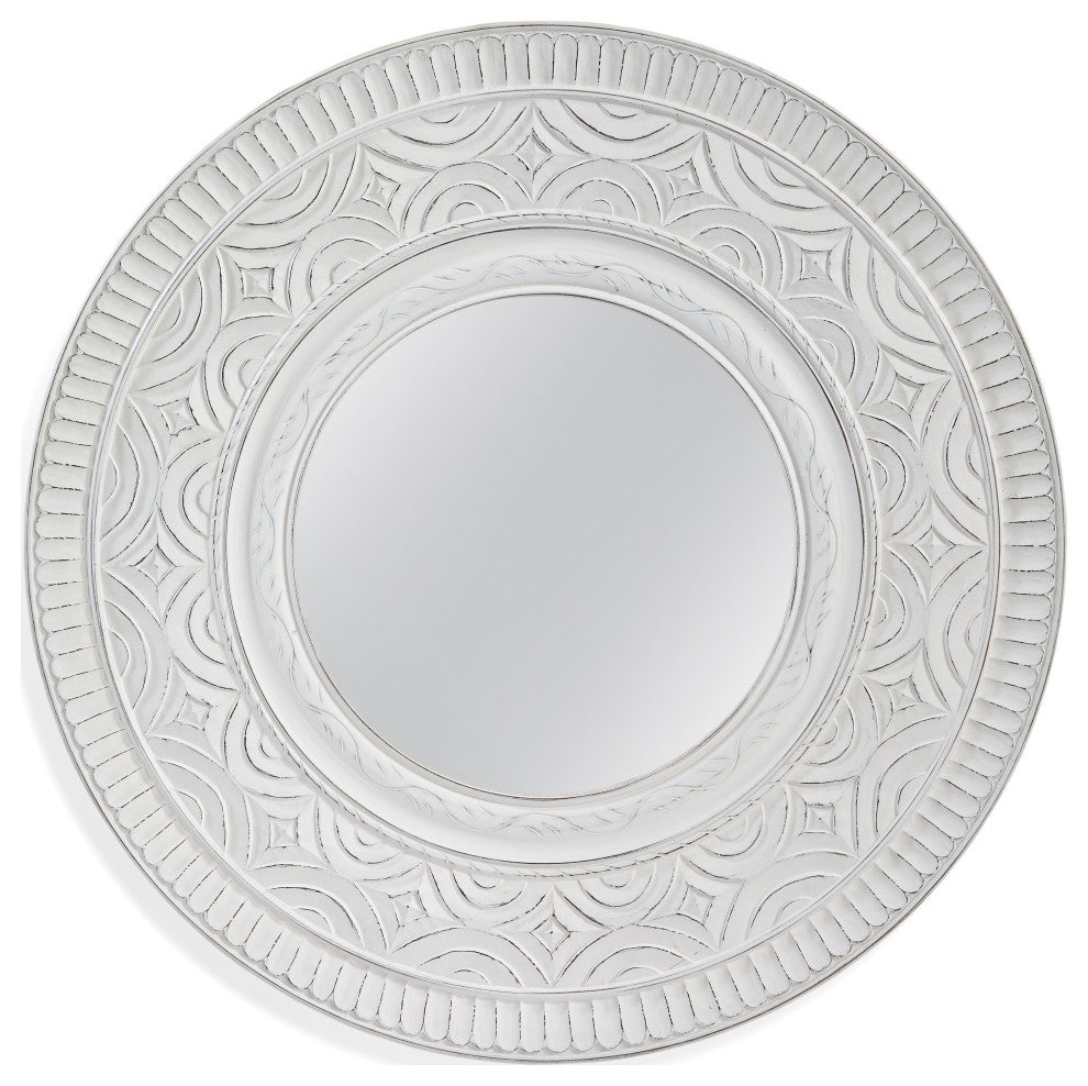 Holland MDF White Wall Mirror