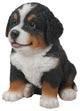 Realistic Bernese Mountain Dog Puppy Garden Statue