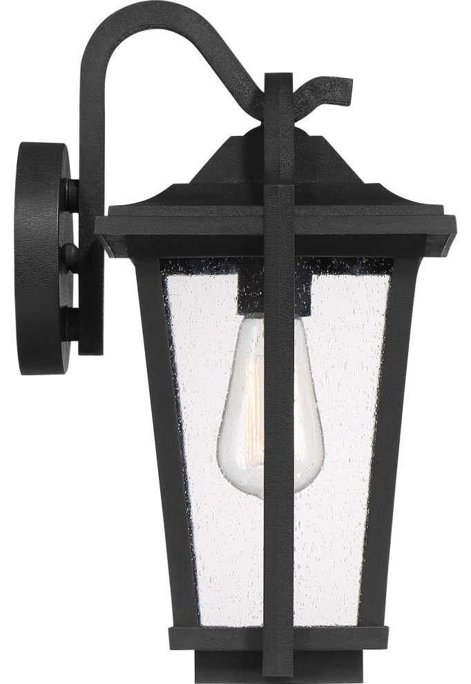 Quoizel DRS8409 Darius 1 Light 15" Tall Outdoor Wall Sconce - Earth Black