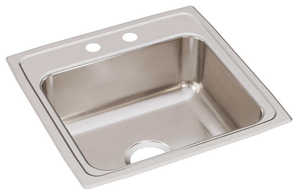 LR19192 Lustertone Classic Stainless Steel 19-1/2" x 19" Drop-in Sink