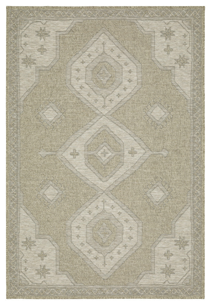 Oriental Weavers Tortuga TR08A Geometric Rug, Beige, 3'3"x5'