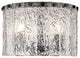 Zlite 1943F12-MB 3-Light Flush Mount, Clear