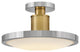 Hinkley Kieran Medium Semi-Flush Mount, Polished Nickel