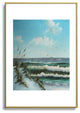 Rosie Brown Beach Dunes Metal Framed Art Print