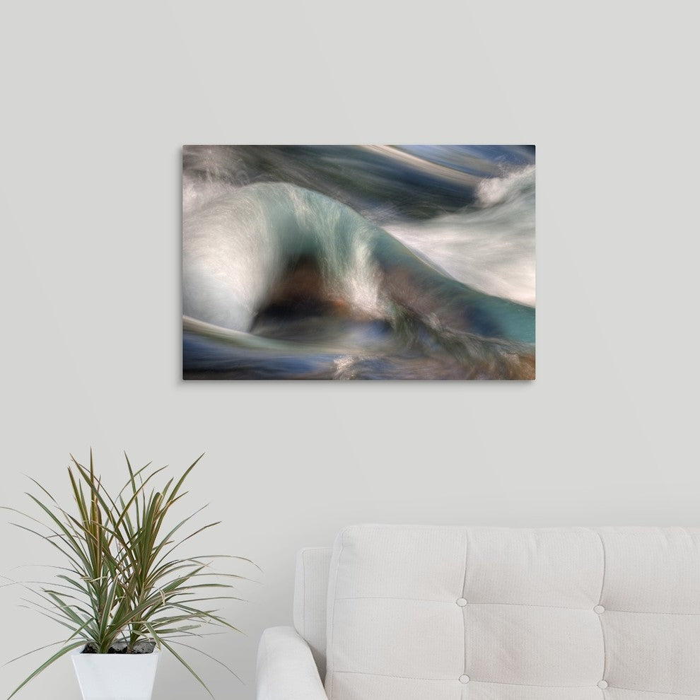 "Braided Water" Wrapped Canvas Art Print, 24"x16"x1.5"