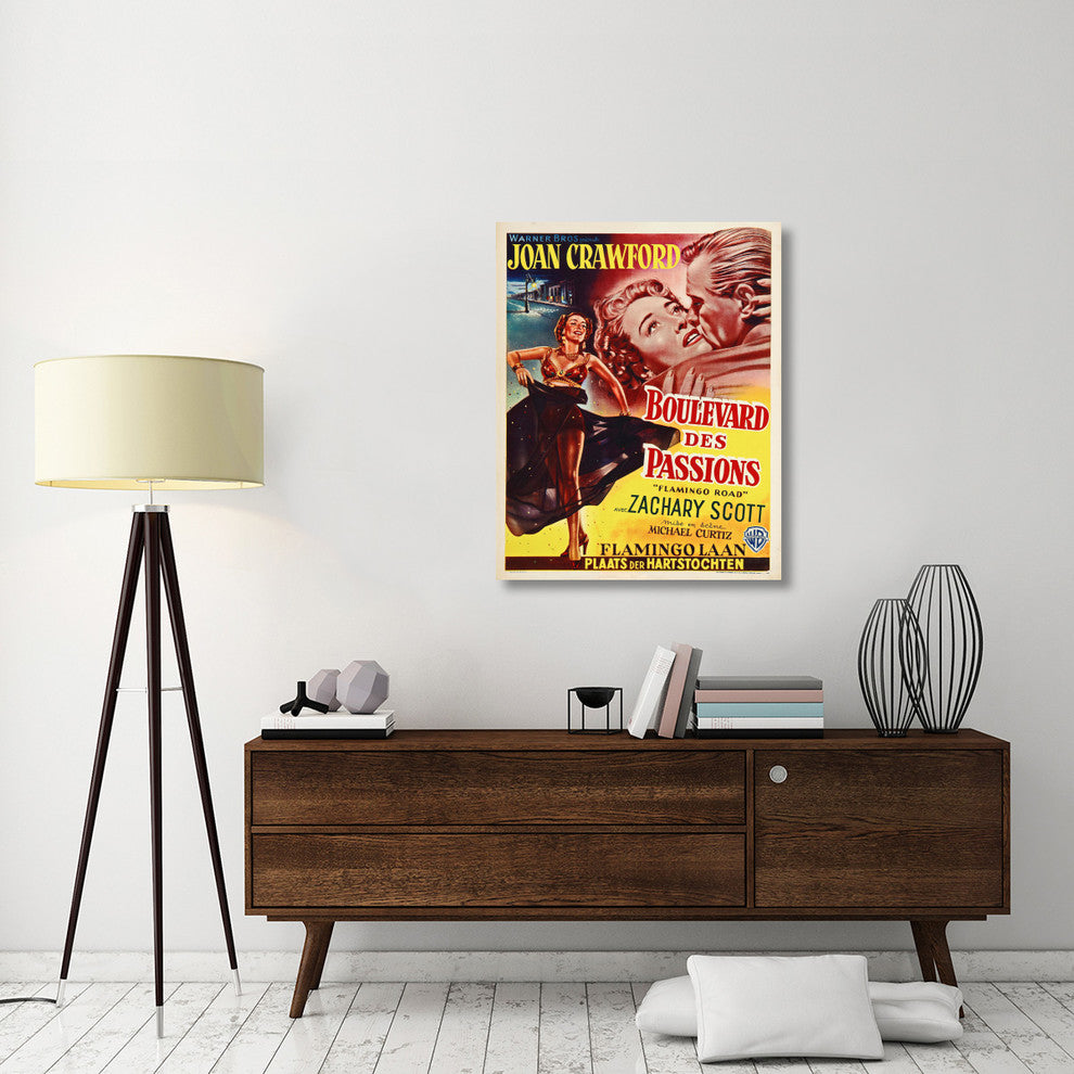 "Belgian - Flamingo Road" Canvas by Hollywood Photo Archive, 32x40"