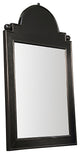 Jess Mirror, Hand Rubbed Black
