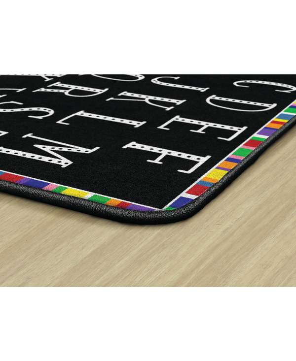 Flagship Carpets VA1661-44FS 7'6"X12' Colorful Abc's Educational Rug