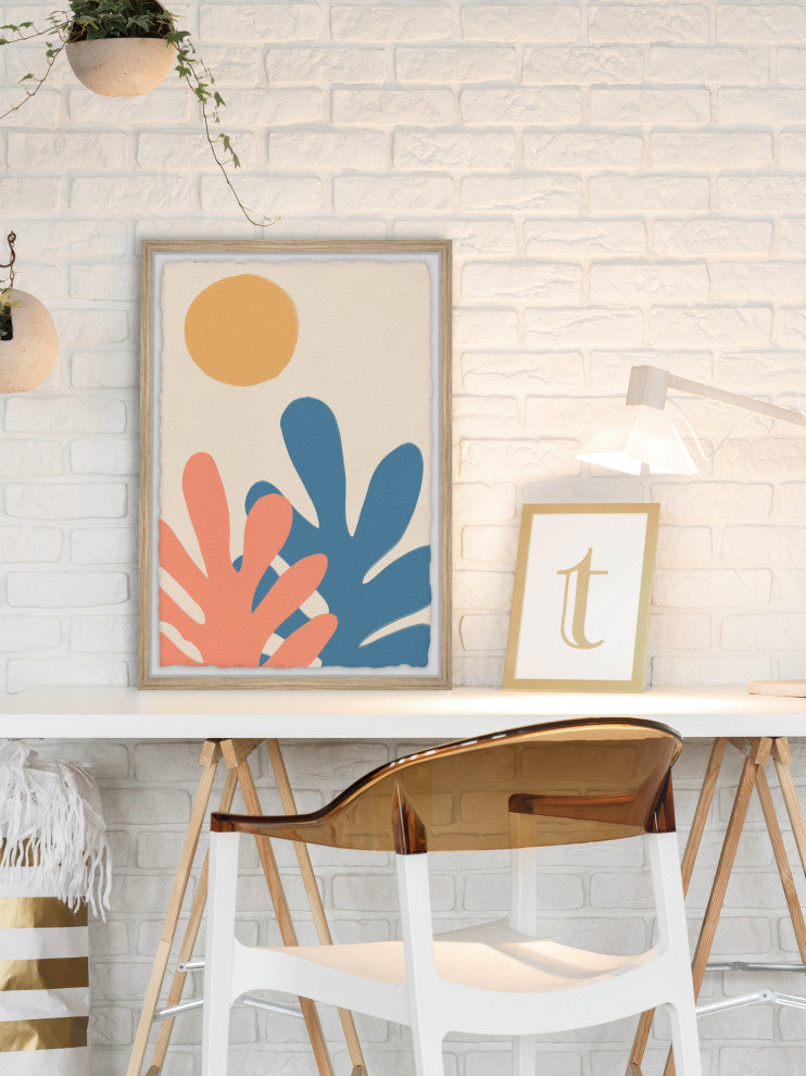 "Tropical Wilderness" Framed Painting Print, 16x24