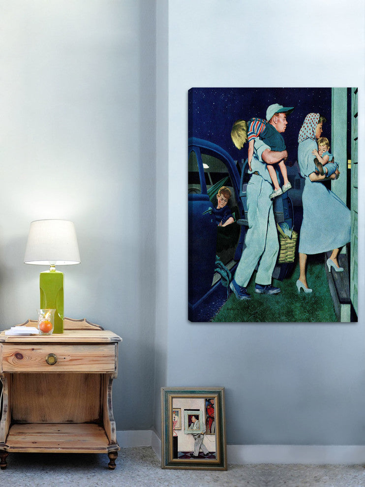 "Home at Last" Painting Print on Canvas by George Hughes