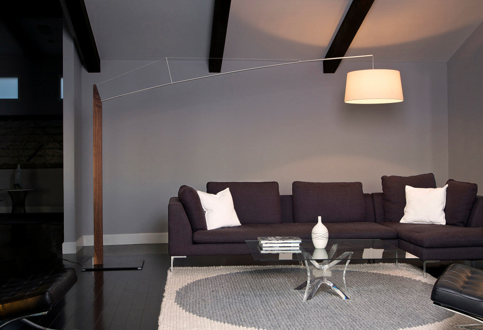 Fons LED Floor Lamp, 10' Boom