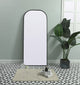 Metal Frame Arch Full Length Mirror 28X66 Inch, Black