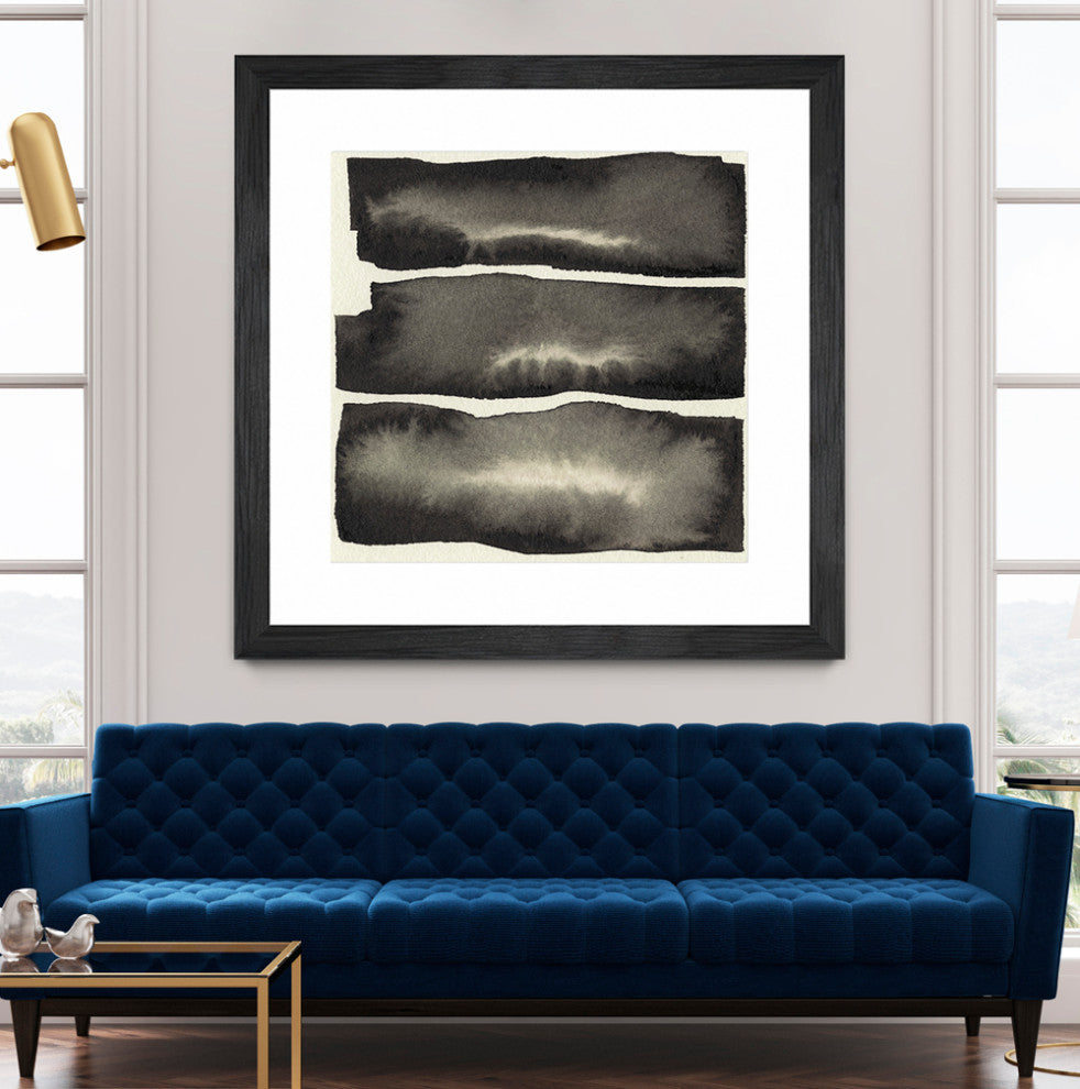 "Diverge I" Matted and Framed, 36" X 36"