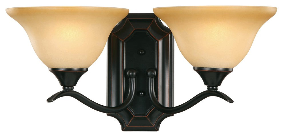 Dover Series Oil Rubbed Bronze 2 Light Wall Sconce
