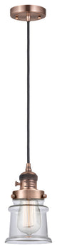 INNOVATIONS 201CSW-AC-G182S-LED 1-Light Mini Pendant Antique Copper