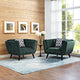 Bestow 2 Piece Performance Velvet Armchair Set by Modway